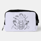 アドベンチャーギアトイレタリーバッグ | キャンプの必需品 ドップキット (裏面)