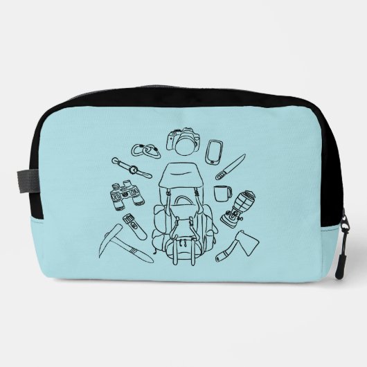 アドベンチャーギアトイレタリーバッグ | キャンプの必需品 ドップキット (正面)