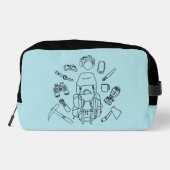 アドベンチャーギアトイレタリーバッグ | キャンプの必需品 ドップキット (裏面)