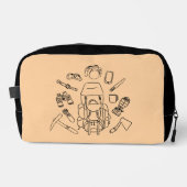 アドベンチャーギアトイレタリーバッグ | キャンプの必需品 ドップキット (正面)