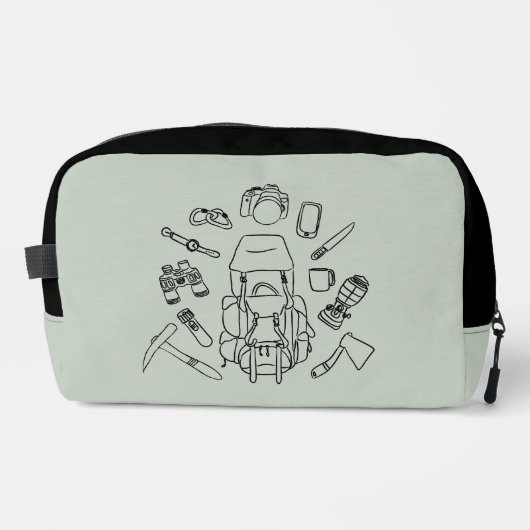 アドベンチャーギアトイレタリーバッグ | キャンプの必需品 ドップキット (正面)