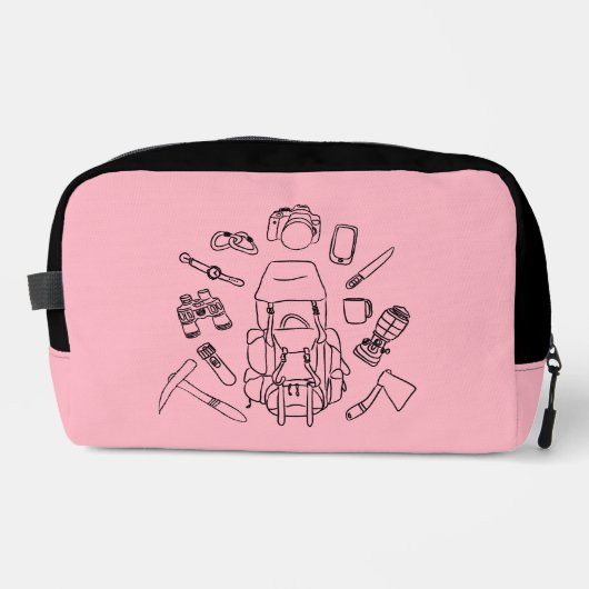 アドベンチャーギアトイレタリーバッグ | キャンプの必需品 ドップキット (正面)