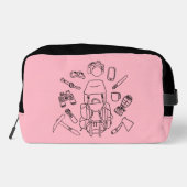 アドベンチャーギアトイレタリーバッグ | キャンプの必需品 ドップキット (裏面)