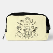 アドベンチャーギアトイレタリーバッグ | キャンプの必需品 ドップキット (裏面)