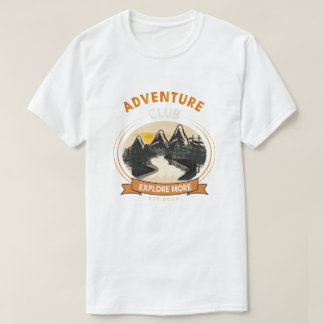アドベンチャークラブ　もっと山を探索しよう Tシャツ