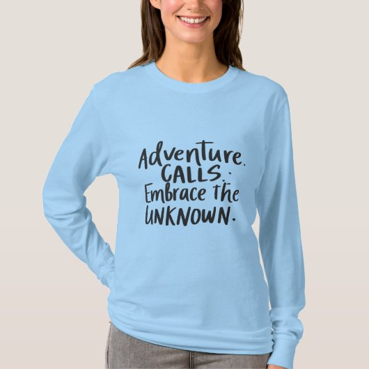 アドベンチャーコール – 長袖Tシャツ Tシャツ (正面)