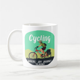 アドベンチャーサイクリスト "Joy Journey"  コーヒーマグカップ