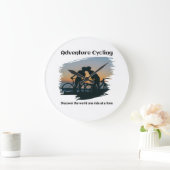 アドベンチャーサイクリング ラージ壁時計 (ホーム)