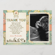 アドベンチャーサンキューカードトラベルマップベビー誕生日