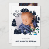 アドベンチャースケッチ |両面出産のお知らせ (正面/裏面)