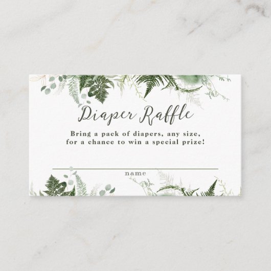 アドベンチャースタートウッドランドディアー男の赤ちゃんシャワー エンクロージャーカード (正面)