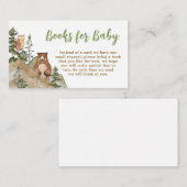 アドベンチャースタートウッドランドマウンテンブックベビー エンクロージャーカード (正面/裏面)