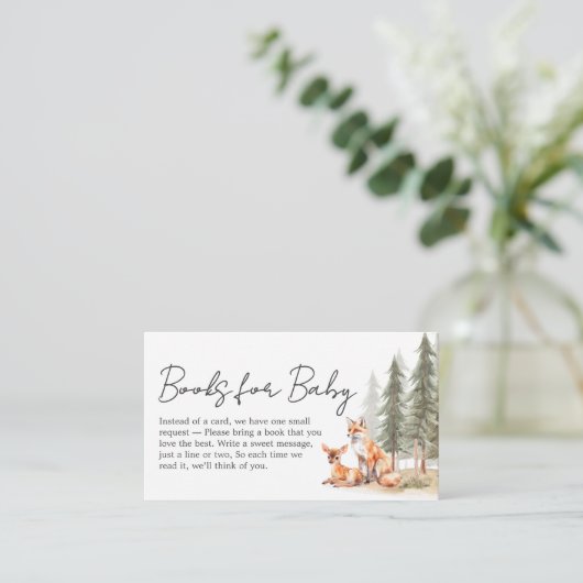 アドベンチャースタートウッドランド動物ベビーブックベビー エンクロージャーカード (スタンド正面)