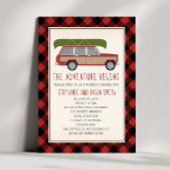 アドベンチャースタートカヌカープレイドウェディングシャワー 招待状