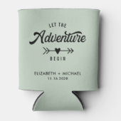 アドベンチャースタートセージ結婚式の引き出物 缶クーラー (正面)