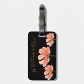 アドベンチャースタート休暇フローラ ラゲッジタグ (裏面縦)