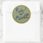 アドベンチャーステッカーの準備 ラウンドシール (バッグ)