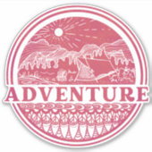 アドベンチャーステッカー シール (正面)