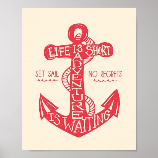 アドベンチャーズウェイティングアートプリント ポスター (正面)