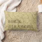 アドベンチャーズロードトリップ地図装飾用クッション ランバークッション (ブランケット)