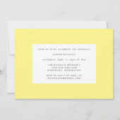 アドベンチャーズ・ワアワイ（黄色）卒業招待状 招待状 (裏面)