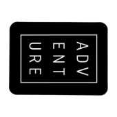 アドベンチャータイポグラフィ マグネット (横)