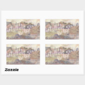 アドベンチャータイポグラフィIV 長方形シール (シート)