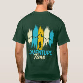 アドベンチャータイムティー – さまよう、探索、発見 Tシャツ (裏面)
