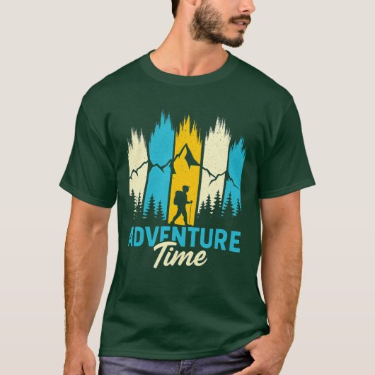 アドベンチャータイムティー – さまよう、探索、発見 Tシャツ (正面)