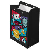 アドベンチャータイム |アクションパネルのグラフィック ミディアムペーパーバッグ (正面アングル)