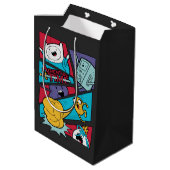 アドベンチャータイム |アクションパネルのグラフィック ミディアムペーパーバッグ (裏面アングル)