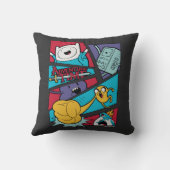 アドベンチャータイム |アクションパネルグラフィック クッション (裏面)