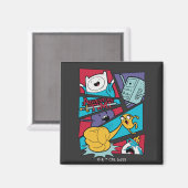 アドベンチャータイム |アクションパネルグラフィック マグネット (正面/裏面)