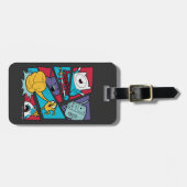 アドベンチャータイム |アクションパネルグラフィック ラゲッジタグ (正面横)