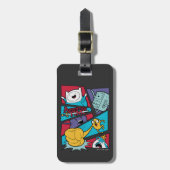 アドベンチャータイム |アクションパネルグラフィック ラゲッジタグ (正面縦)