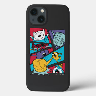 アドベンチャータイム アクションパネルグラフィック iPhone 13ケース