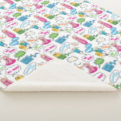 アドベンチャータイム |キャラクターコールアウトパターン シェルパブランケット (3/4)