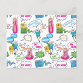 アドベンチャータイム |キャラクターコールアウトパターン ポストカード (正面)