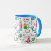 アドベンチャータイム |キャラクターコールアウトパターン マグカップ (正面右)