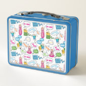 アドベンチャータイム |キャラクターコールアウトパターン メタルランチボックス (裏面)