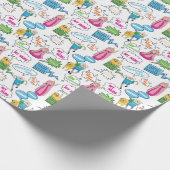 アドベンチャータイム |キャラクターコールアウトパターン ラッピングペーパー (角)