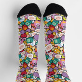 アドベンチャータイム |キャラクタートスパターンソックス ソックス (上部)