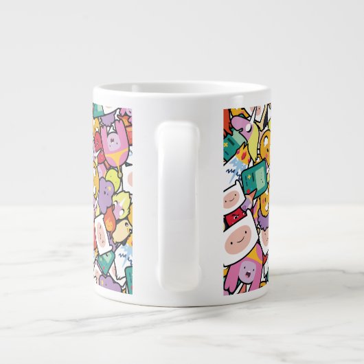 アドベンチャータイム |キャラクタートスパターン ジャンボコーヒーマグカップ (裏面)