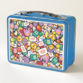 アドベンチャータイム |キャラクタートスパターン メタルランチボックス (裏面)