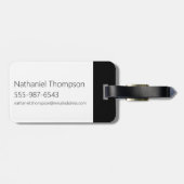 アドベンチャータイム |キャラクタートスパターン ラゲッジタグ (裏面横)