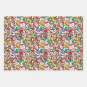 アドベンチャータイム |キャラクタートスパターン ラッピングペーパーシート (正面3)