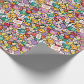 アドベンチャータイム |キャラクタートスパターン ラッピングペーパー (角)