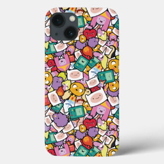 アドベンチャータイム |キャラクタートスパターン iPhone 13ケース