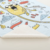 アドベンチャータイム | "パーティー" Jake Sketch シェルパブランケット (3/4)