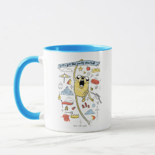 アドベンチャータイム "パーティー" Jake Sketch マグカップ